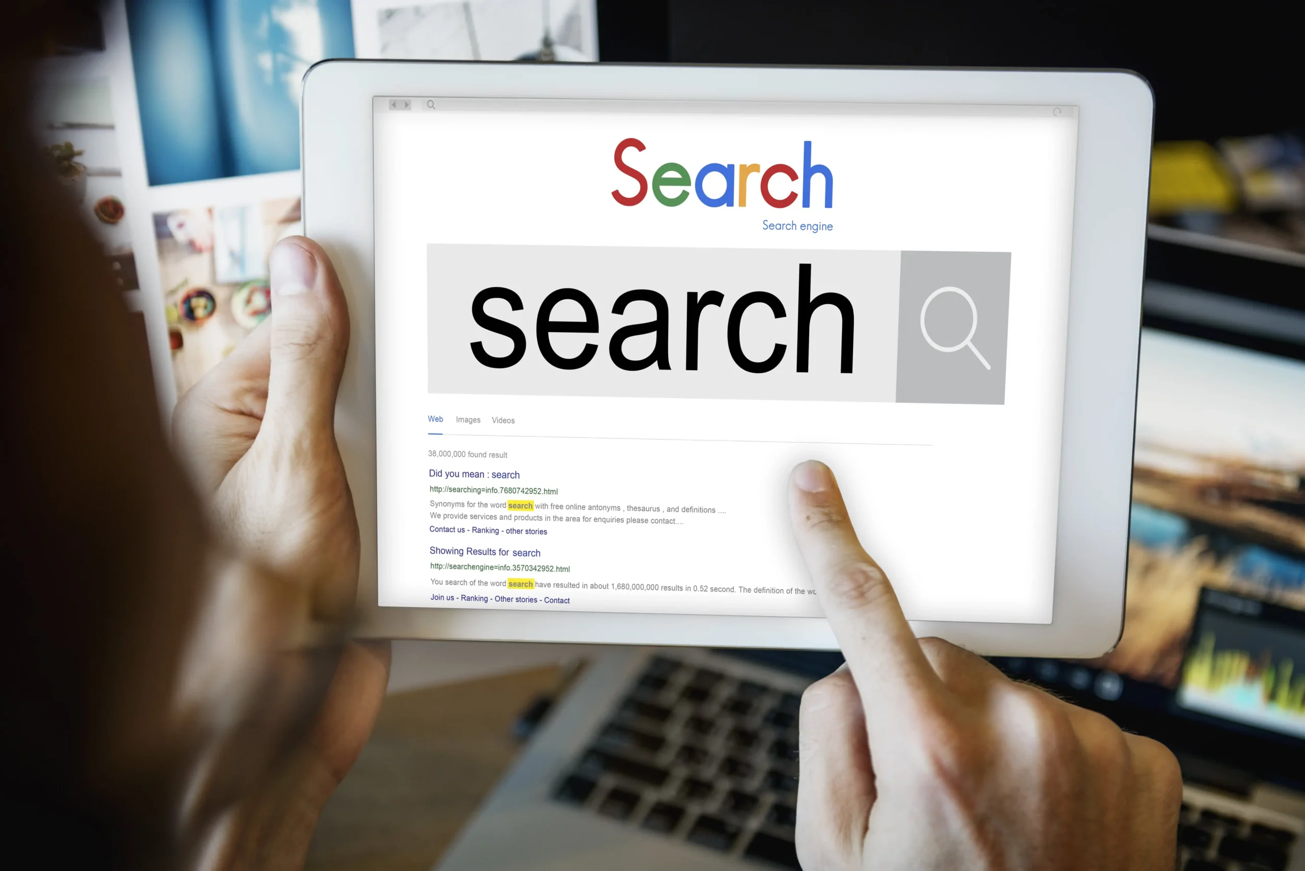 digital marketing services in kerala search tab